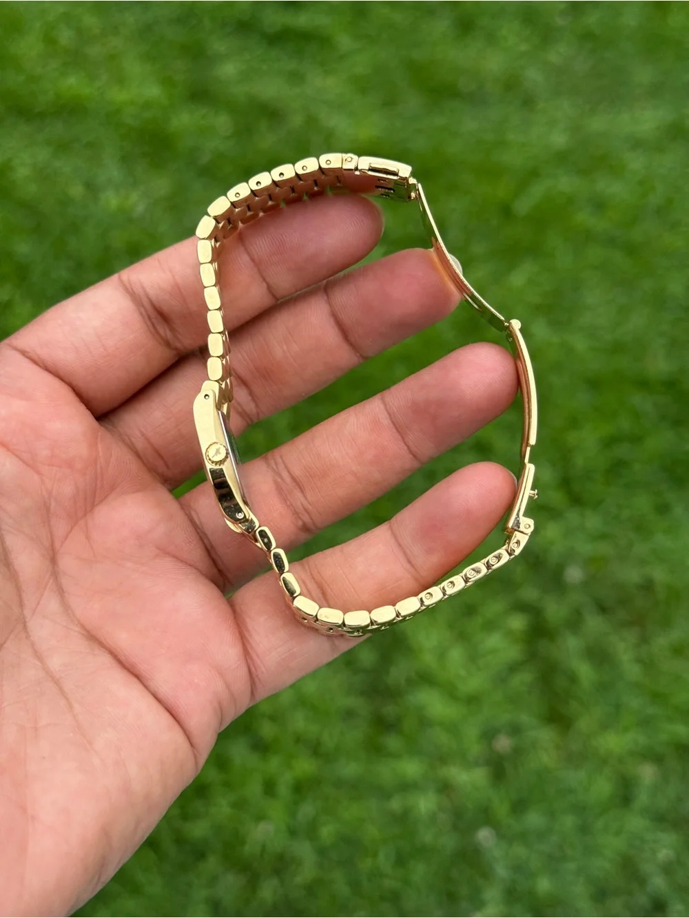 MIDO Romantique Ladies gold Watch unique bracelet